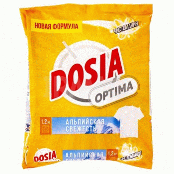 Стир.порошок DOSIA Optima Альпийская свежесть автомат 1,2 кг *15