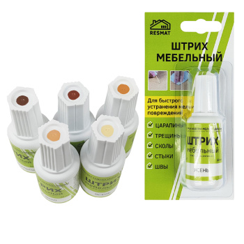 Штрих мебельный цвет БЕЛЫЙ блистер *1/15/225