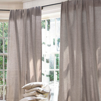 Комплект штор Волшебная ночь, 165х270 см, рогожка, какао