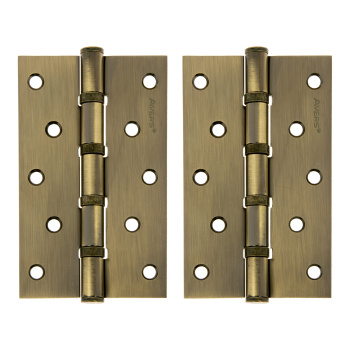 Петля универсальная 125*75*2,5мм БРОНЗА AB (комплект 2шт.) AVERS *1/6/48