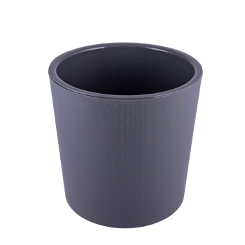 Кашпо пластм. "Genius"  3,9л d верха 182мм h180мм со вставкой Серый 76505*1/18