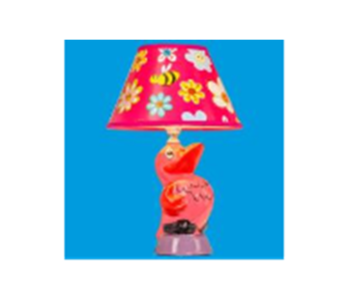 Лампа настольная D1-62 Pink детская Е14 40Вт S=2м2 *1/12