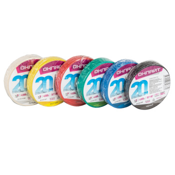 Изолента ОНЛАЙТ OIT-B15-20BL ПВХ черная 71677