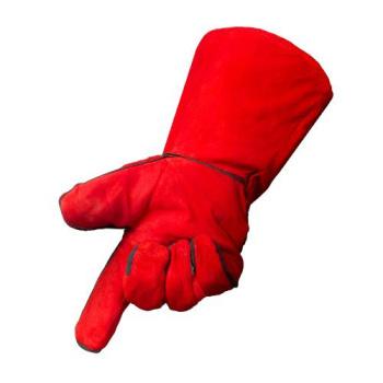 Краги сварщика спилковые красные FoxWeld *1/12/72