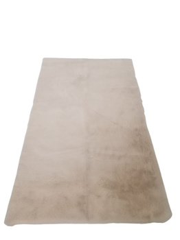 Коврик интерьерный из искусственного кроличьего меха (цвет крем) 80*150 см *1
