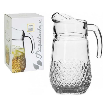 яяяКувшин стекло 1,34л "Вальс" 43474 "Pasabahce" (г.Бор) *1/6 яяяКувшин стекло 1,34л "Вальс" 43474 "Pasabahce" (г.Бор) *1/6