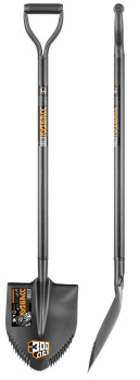 Лопата штыковая стальная 290*190 стальн. черенок с зубьями L-122  FINLAND (2331) *1