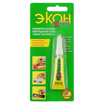 Суперклей ЭКОН Экспресс, секундный, 3 г