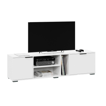 яяяТумба ТВ Белый ясень Агата 1335х371хh452 ТриЯ*1