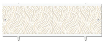 Экран для ванны МетаКам Ультралегкий, бежевый, 148x56 см