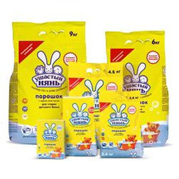 Стир.порошок УШАСТЫЙ НЯНЬ Детский 400г (01011) (Невск. косм.) *22