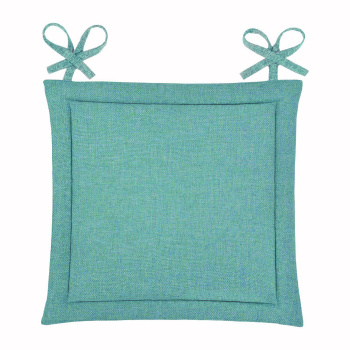 Подушка для стула рогожка 40*40см Морская волна Home&Slyle