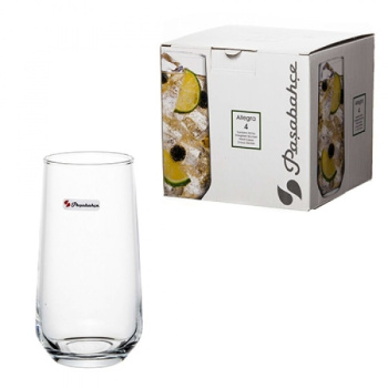 Набор стаканов 470 мл Pasabahce Аллегра, 4 шт., стекло