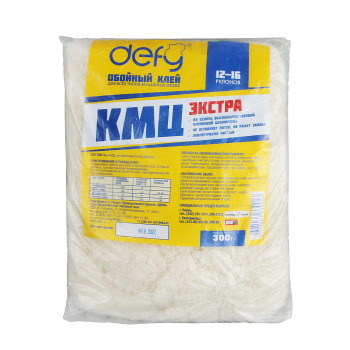 Клей для бумажных обоев Defy КМЦ-Экстра, 80 м², 300 г