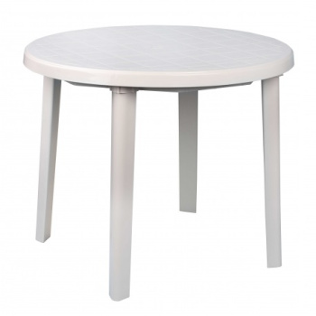 Стол пластм. круглый d.900мм, выс.750мм Бежевый М8152 (ЗПИ "Альтернатива") *1