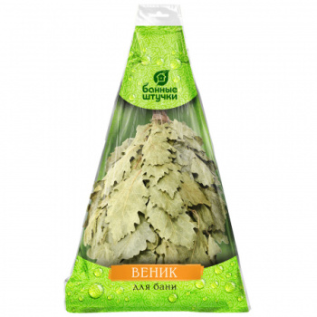 Веник дубовый с эвкалиптом в уп. "Банные штучки" / 25