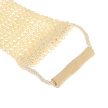 Мочалка для тела банная из сизаля 56,5х11см (66,5х11см с ручками) 40057 Банные штучки *10/30