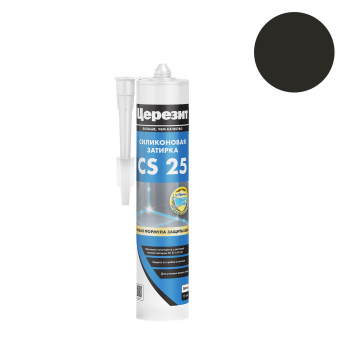 Затирка для швов 280 мл Церезит CS 25, черный