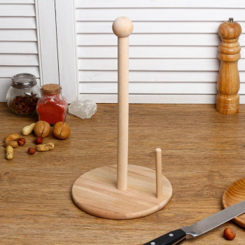 яяяСтойка для полотенец деревянная 35,5х24х1,6 3649073