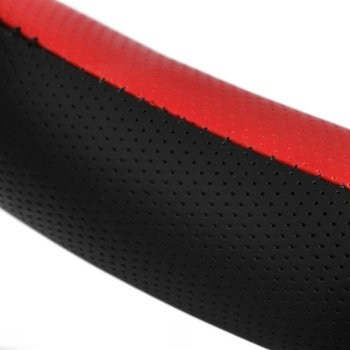 Оплётка на руль Lavita, размер М, красная, ПВХ 2691581