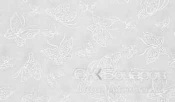 Пленка самоклеящаяся 45см*8м  Витражная 260 серая (бабочки) D&B (Китай) *1/20