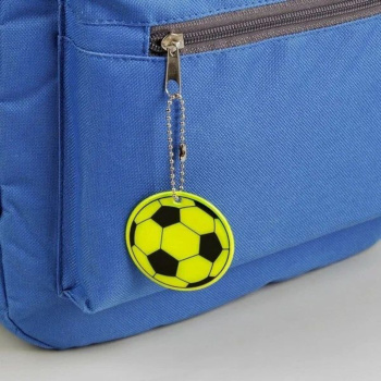 Светоотражающий элемент футбольный мяч d5см цепочка МИКС АУ 1274464