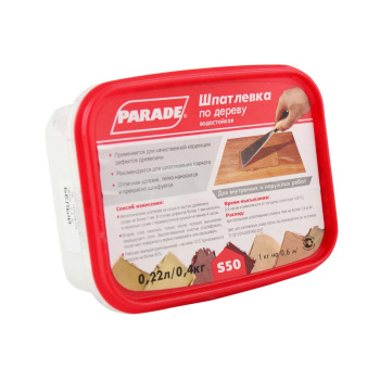 Шпатлевка по дереву белая 0,4 кг PARADE S50 *8/1440