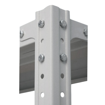 Стойки для стеллажа металл. выс. 2,0м КОМПЛЕКТ 2ШТ, с комплектом крепежа (Екатеринбург)  *1