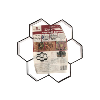 Форма для отливки садовых дорожек "Соты" 28,5*27*4 см "VORTEX" (арт.24185)  *5