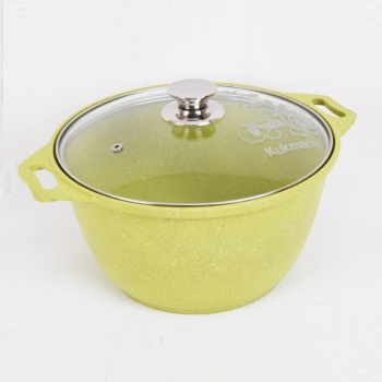 Кастрюля алюм. литая а/приг. Kukmara "Trendy style" Lime 4,0л Ст.кр. к41tsl *1/3 Кастрюля алюм. литая а/приг. Kukmara "Trendy style" Lime 4,0л Ст.кр. к41tsl *1/3