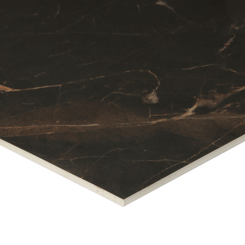 Керамогранит 2.16 м² JF1267S, 1200x600x9 мм, полированный, черный мрамор