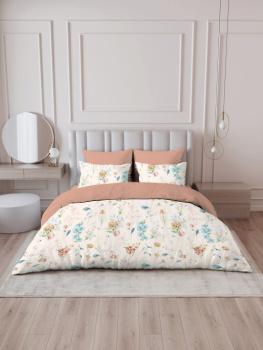 Постельное белье евро бязь Василиса 71118/1 Соренто, наволочки 70*70 - 2шт *1/5