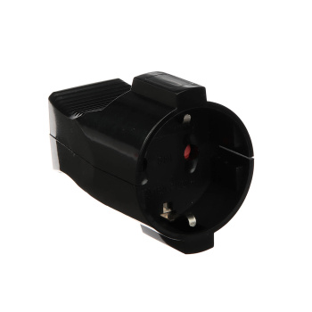 Розетка кабельная с з/к черный 16А 250В TDM SQ1806-0032 *10/20/200