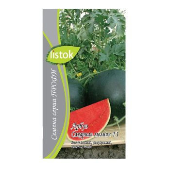 Семена Арбуз Сахарная Молния F1  5-6шт LISTOK ПРОФИ *10/200 Семена Арбуз Сахарная Молния F1  5-6шт LISTOK ПРОФИ *10/200