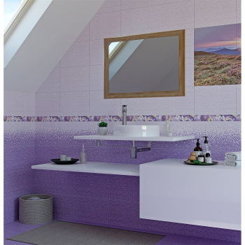 Плитка 40х40 см напольная 1.6 м² Axima Виола, фиолетовый