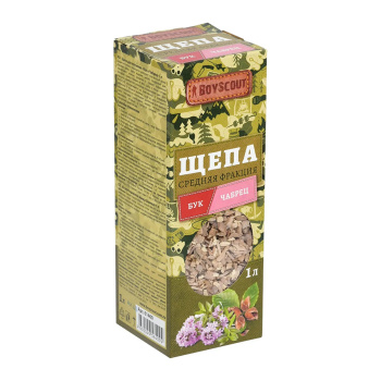 BOYSCOUT Щепа для копчения "Бук + Чабрец", 1 л /25