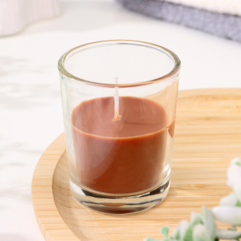 Свеча ароматическая в стекле 5х6см, Шоколад  9788472