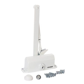 Доводчик для дверей Vanger DC-45, до 45 кг, белый