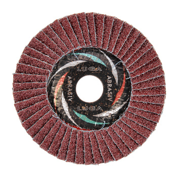 Круг шлифовальный лепестковый торцевой 125*22мм зерно А24 ЛУГА *10/80
