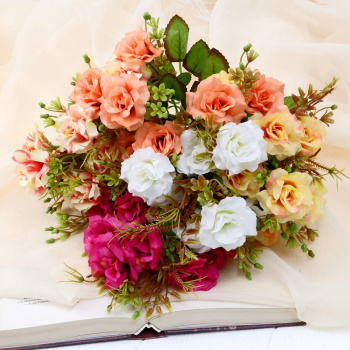 Букет "Садовый сбор" 25 см микс  5664379