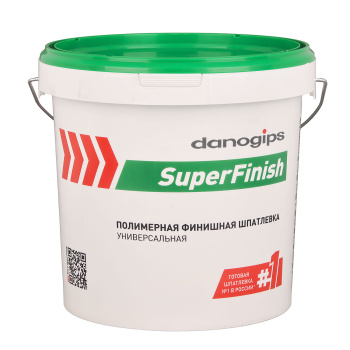 Шпатлевка полимерная финишная 18.1 кг Danogips SuperFinish Sheetrock