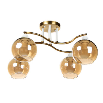 Светильник потолочный K2209/4 CO+WT 4*40W E27 220V (l-580; w-500; h-250) VERNER LIGHTING *1